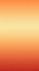 Fototapeta premium A warm gradient flowing from deep burnt orange into bright tangerine, fading smoothly into soft cream for a cozy, glowing background.