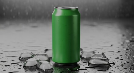 Green Tin Object for Green Screen Editing in Various Scenes