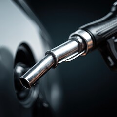 Close Up Of Fuel Pump Nozzle