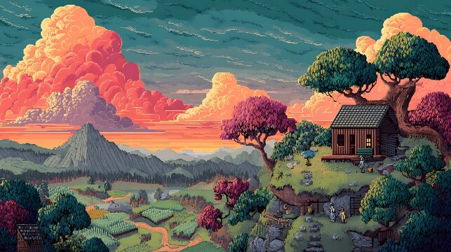 Iridescent glass sculpture in an infinity knot shape.