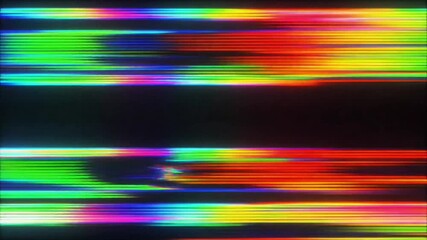 Retro futuristic grid landscape with glitch effect for abstract design - Powered by Adobe