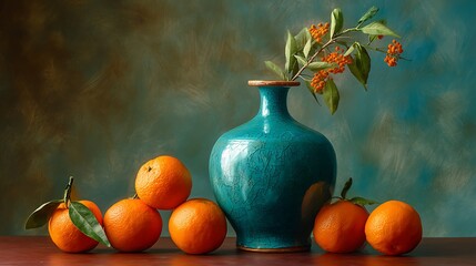 Vibrant sunset sky over misty mountains and clouds.