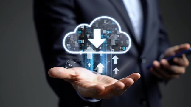 Cloud Computing Services: Secure Data Upload and Download in the Digital Infrastructure