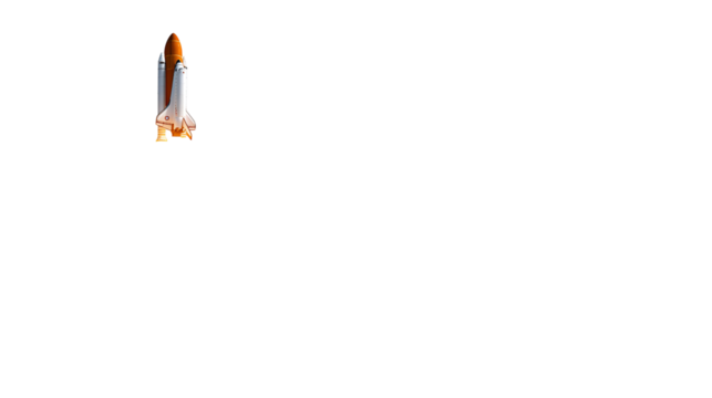 Close up of a burning matchstick isolated on transparent background