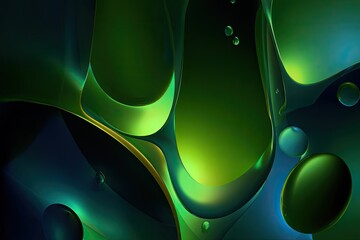 Abstract Colorful Liquid Art Design