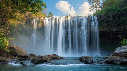 waterfall in thailand