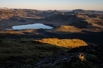 Fototapeta premium Panoramic view of Landmannalaugar National Park, Iceland