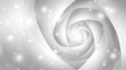 Abstract Spiral Design With Soft Light