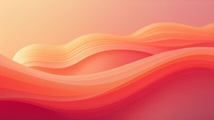 coral orange gradient flowing diagonally with gentle luminous warmth, seamless loop, perfect for abstract motion graphics or warm website backgrounds - Powered by Adobe