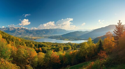 autumn in the mountains