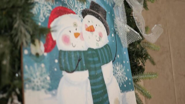 Christmas Holiday Home Series - Snowman Picture