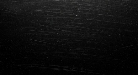 Dark Textured Background with Subtle Scratches and Grain for Overlay and Design