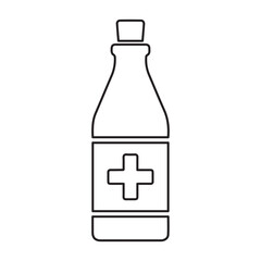 Medical Liquid Bottle Icon