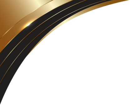 Golden Curve: Modern Abstract Design Element