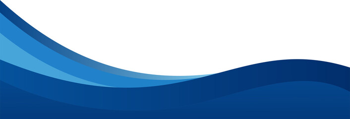 Abstract Blue Wave Background
