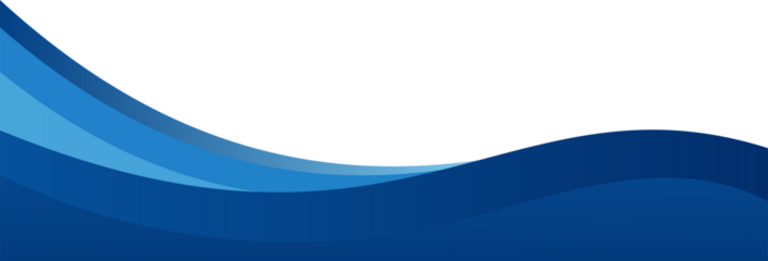 Abstract Blue Wave Background