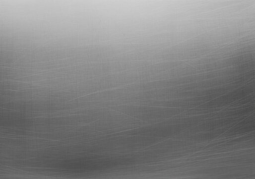 Seamless texture of chemically etched brushed titanium panel with grain