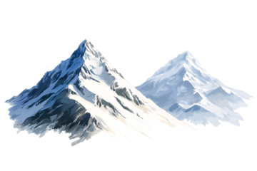 Distant Mountain Peaks PNG