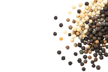 Two Different Peppers Side by Side PNG