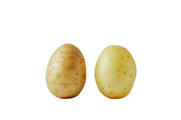 Two Potatoes Side by Side PNG