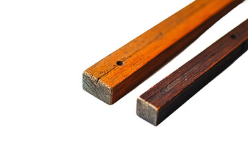 Two Rulers Placed Side by Side PNG