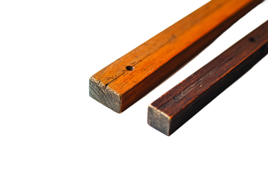 Two Rulers Placed Side by Side PNG