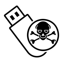 cyber threat Line Icon