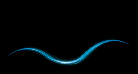 発光しているような波型の線