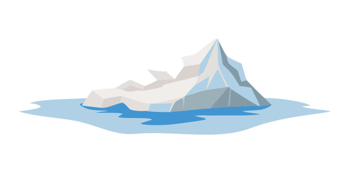 A captivating iceberg gracefully floats on the serene ocean, its majestic form, a testament to natures artistry and the beauty of the frozen realm