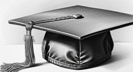 Graduation Cap Symbolizing Academic Achievement and Educational Success.