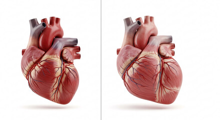 Heart vs Healthy Heart Comparison