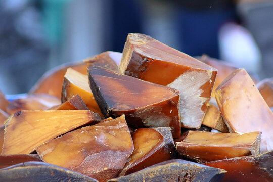 Dulce de mezcal de agave, tradicional de M&eacute;xico.