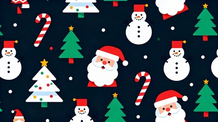 Christmas holiday pattern