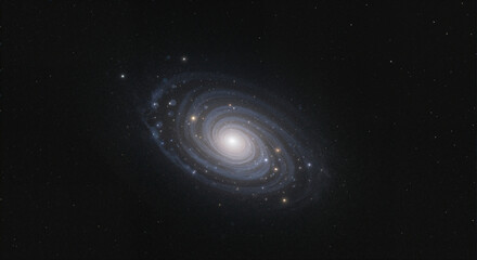 Spiral Galaxy in Outer Space