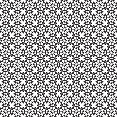 Geometric Monochrome Floral Tile Pattern Repeating Seamless Texture Backdrop