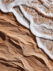 Premium Abstract Ocean Waves in Sand Modern Nature Geometry for Lifestyle Content and Calm Meditation Advertising