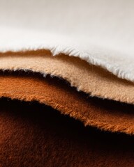 Premium Layered Textile Composition Authentic Mocha Creams Fabric Texture for Modern Marketing Content and Design