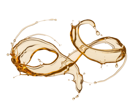 liquid splash isolated on white background