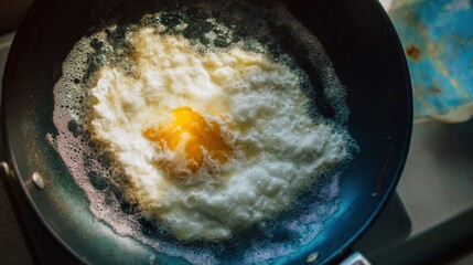 Home Electrification Modern Egg Frying Premium Culinary Content for Tech Blogs, Advertising and Social Media Marketing