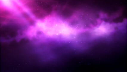 Majestic purple nebula background with glowing cosmic light, deep galaxy texture, abstract energy and vibrant space design