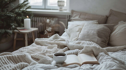 comfortable interior design illustration concept