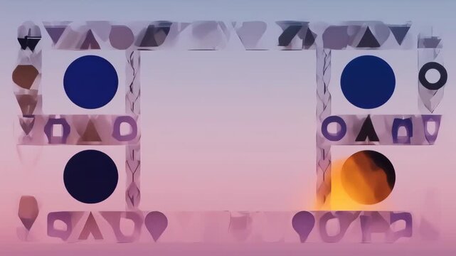 Abstract Geometric Frame