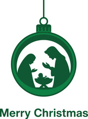 Festive christmas design with holiday elements and colors