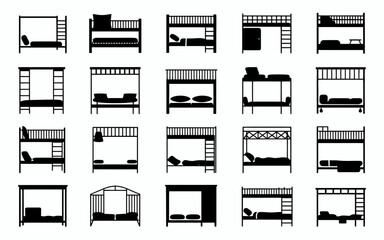 furniture icons set