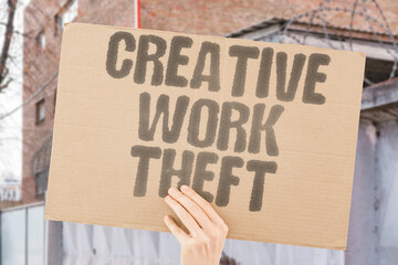 "Creative Work Theft" Art copied by software. CREATIVE. ART. COPY. SOFTWARE. THEFT.