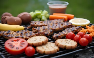 Summer Backyard Barbecue. High quality