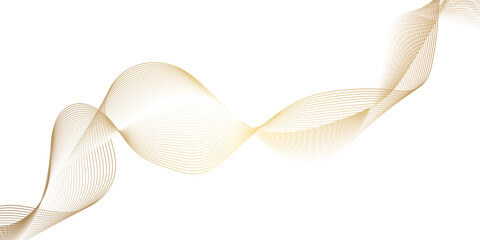 Abstract image featuring two flowing ribbons of golden lines, golden ribbon flowing gracefully evoking a sense of calm movement, luxurious and dynamic abstract background for modern design.
