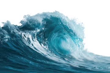 Powerful ocean wave cresting (3)