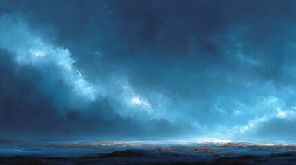 Calm sky blue matte corporate layout with faint grain texture, large open empty space for presentations, dashboards, marketing templates, and clean modern design