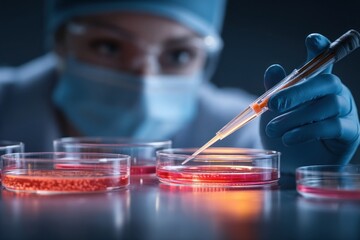 Scientist conducting scientific research in a laboratory setting